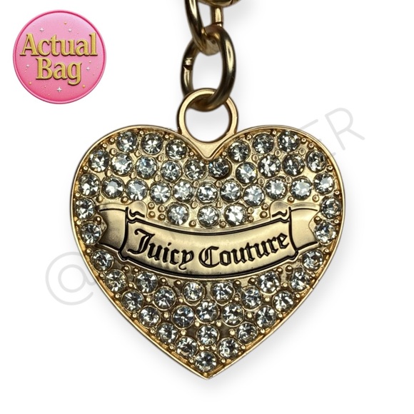 Juicy Couture Exclusive Pink Lemonade “Lovers Club” Terry Backpack ? Bling main image 7